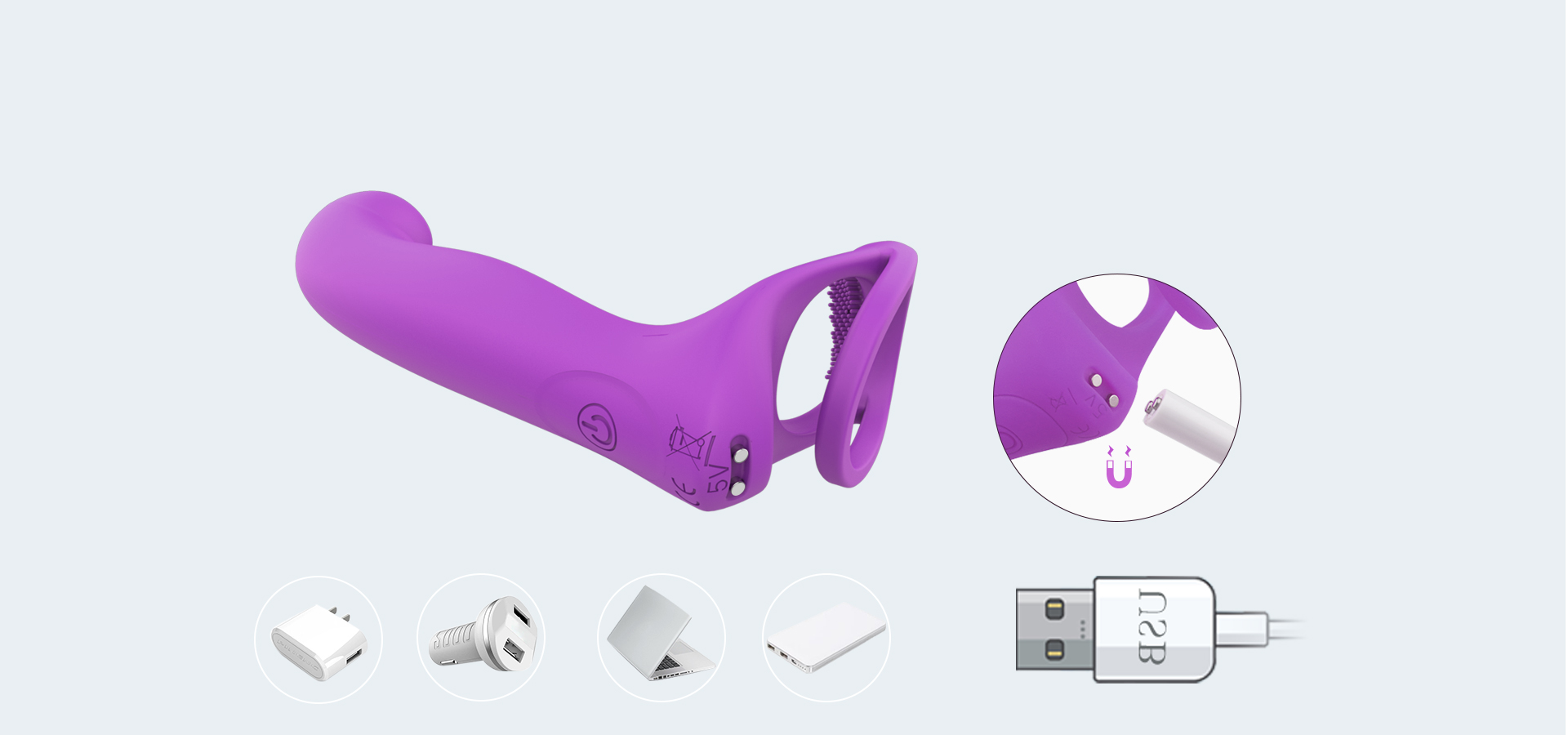 Wearable Women Vibrator with Remote Control Hands-free G-spot Clit Vibrator for Female-08