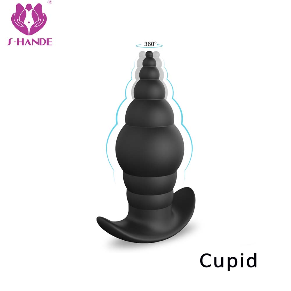 Anal plug prostate massager【S117-2】 G-spot male backyard vibration masturbation device Women Female Couple