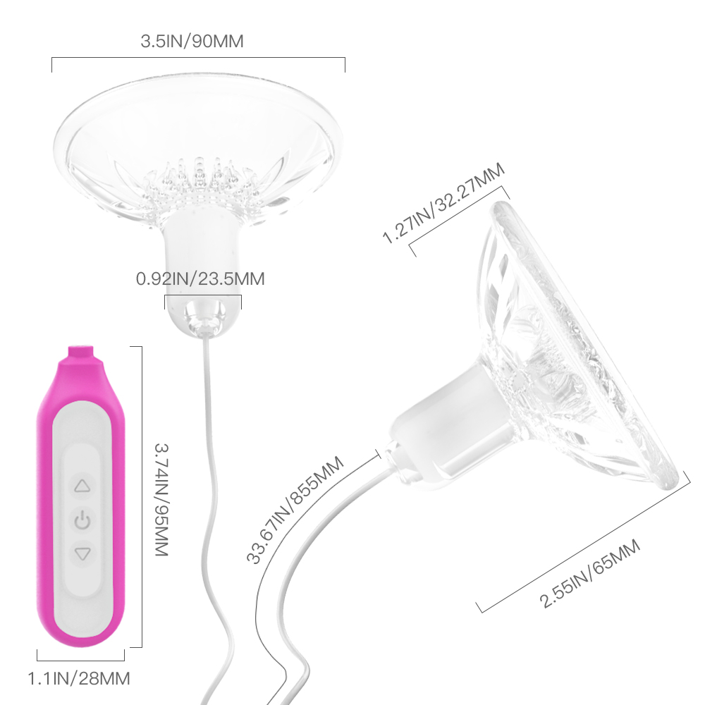Silicone Adult Products Nipple Vibration Breast Massage Sucking Vibrator For Lady