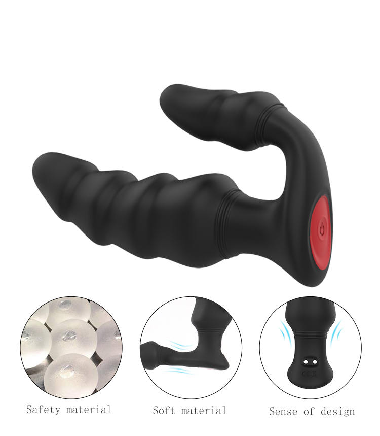 Vibrating Anal bead Anal Vibrator Men's Prostate Massage Male Unisex Remote Anal Plug-03
