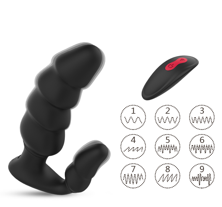 Vibrating Anal bead Anal Vibrator Men's Prostate Massage Male Unisex Remote Anal Plug-04