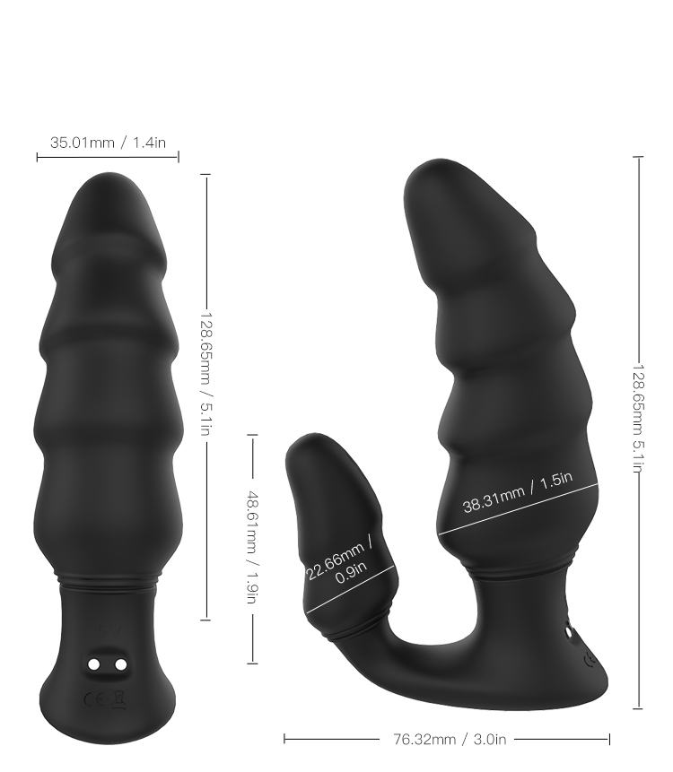 Vibrating Anal bead Anal Vibrator Men's Prostate Massage Male Unisex Remote Anal Plug-09