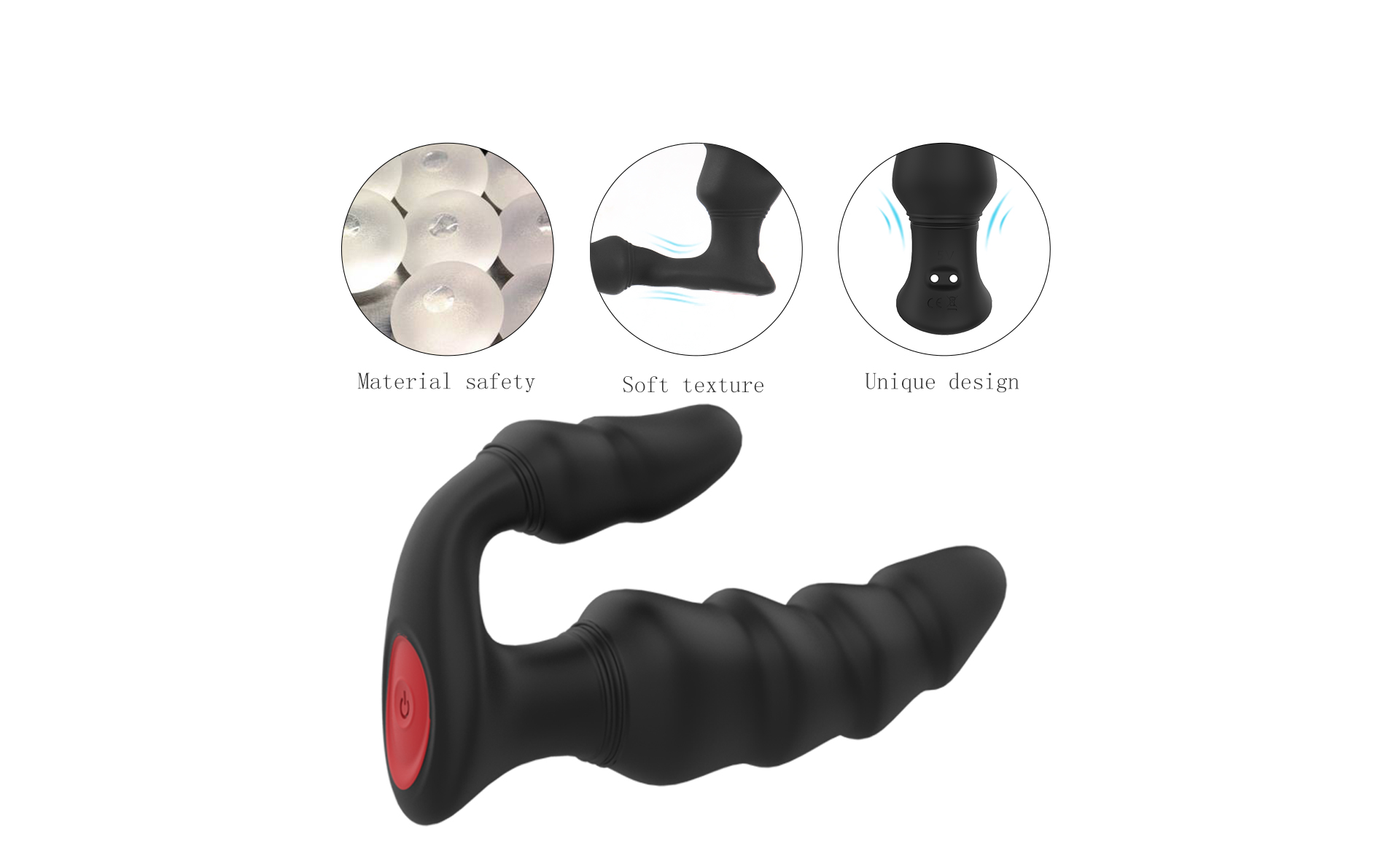 Vibrating Anal bead Anal Vibrator Men's Prostate Massage Male Unisex Remote Anal Plug-03