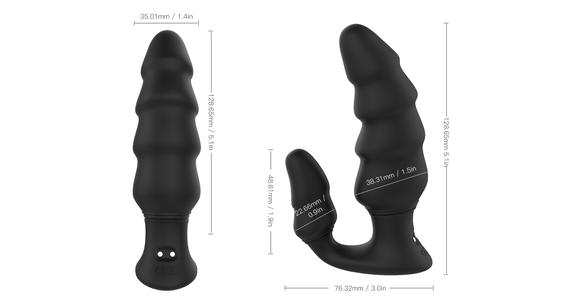 Vibrating Anal bead Anal Vibrator Men's Prostate Massage Male Unisex Remote Anal Plug-09