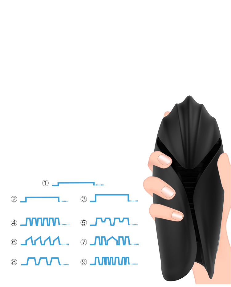 1614927994214143.jpg Wholesale Adult Supplies Black Samurai Men's Turtle Trainer Masturbation Aircraft Cup-03