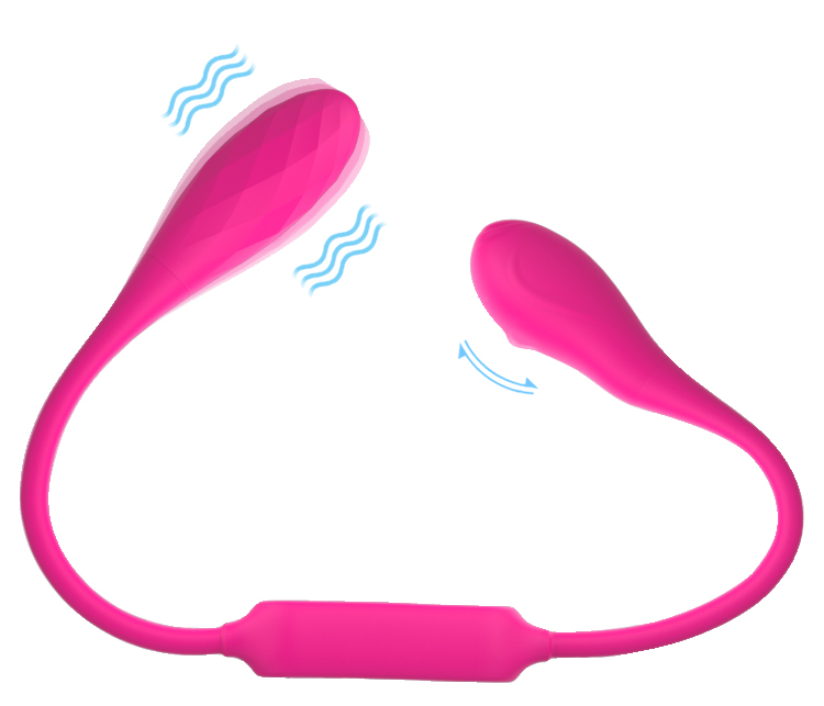 Double Shock Waterproof Love Egg Vibrator For Sale Women-03