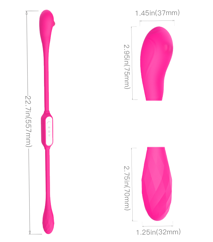 Double Shock Waterproof Love Egg Vibrator For Sale Women-08