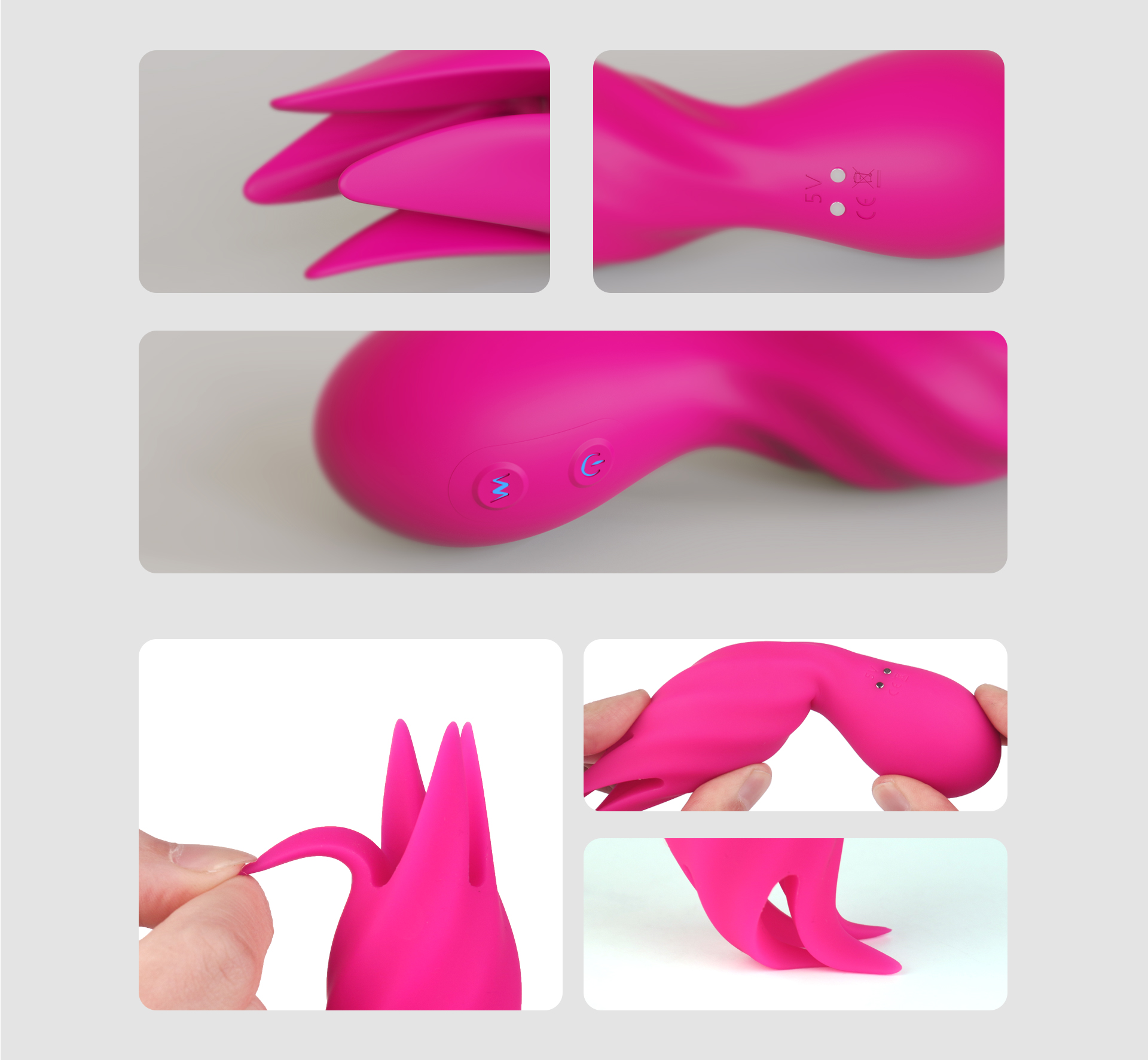 High Quality Multifunctional Breast Massager Nipple Clip Masturbate vibrator-04