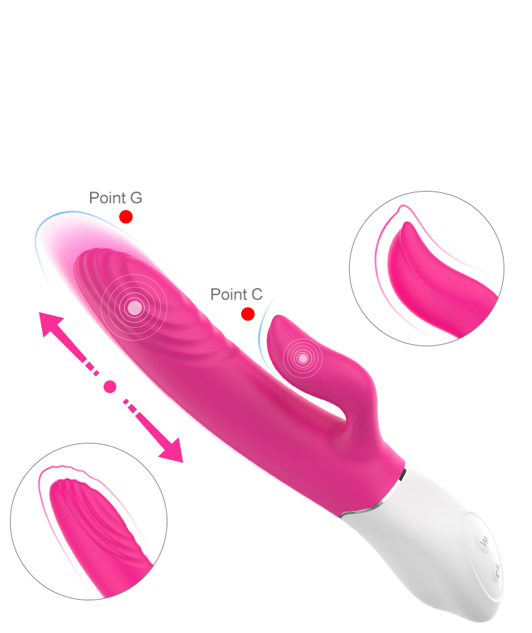 Sex toy Woman Massage Rabbit Dildo Vibrator-5