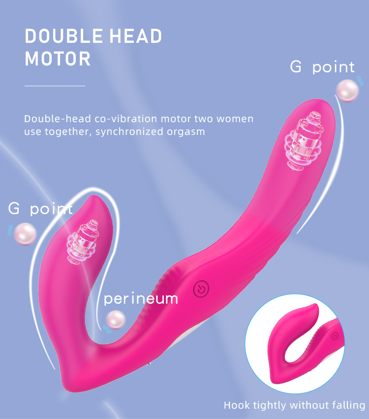 Waterproof Lesbian 9 frequency Vibrator Set-5