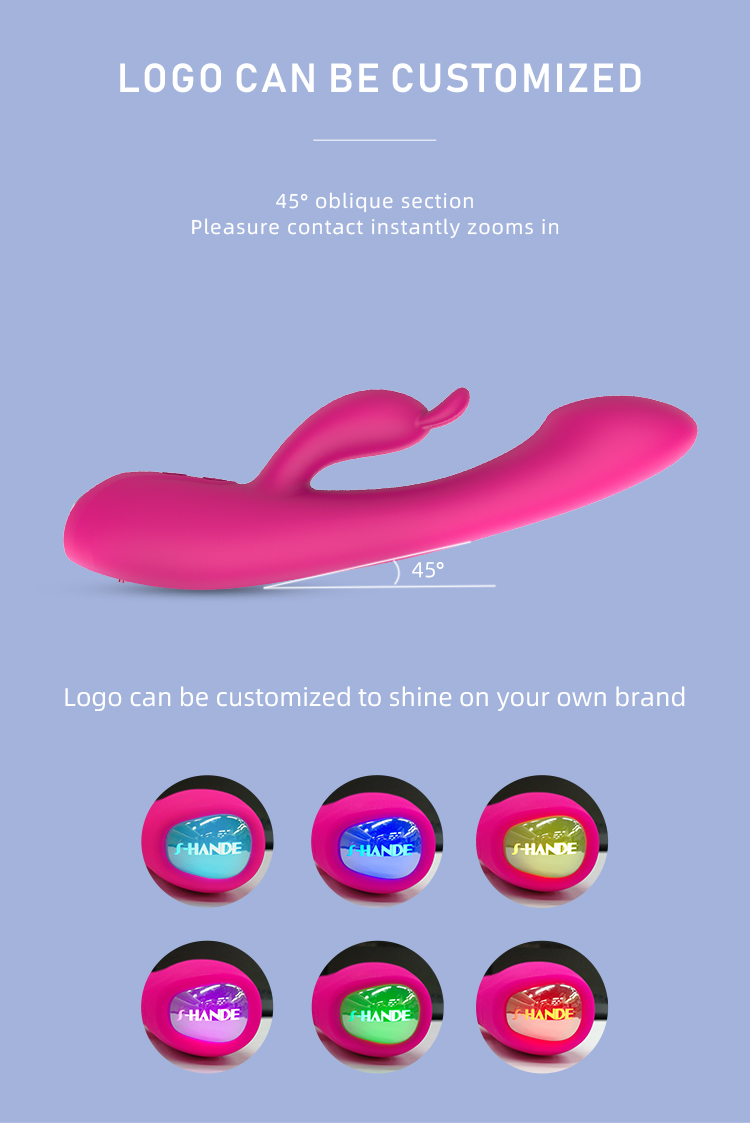 Waterproof Lesbian 9 frequency Vibrator Set-13