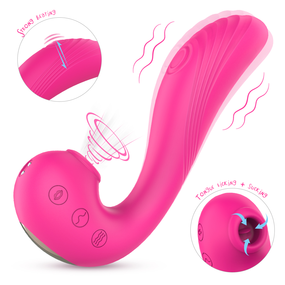 Clitoral Sucking Vibrator Waterproof Nipple Clitoris Stimulator Massager-02