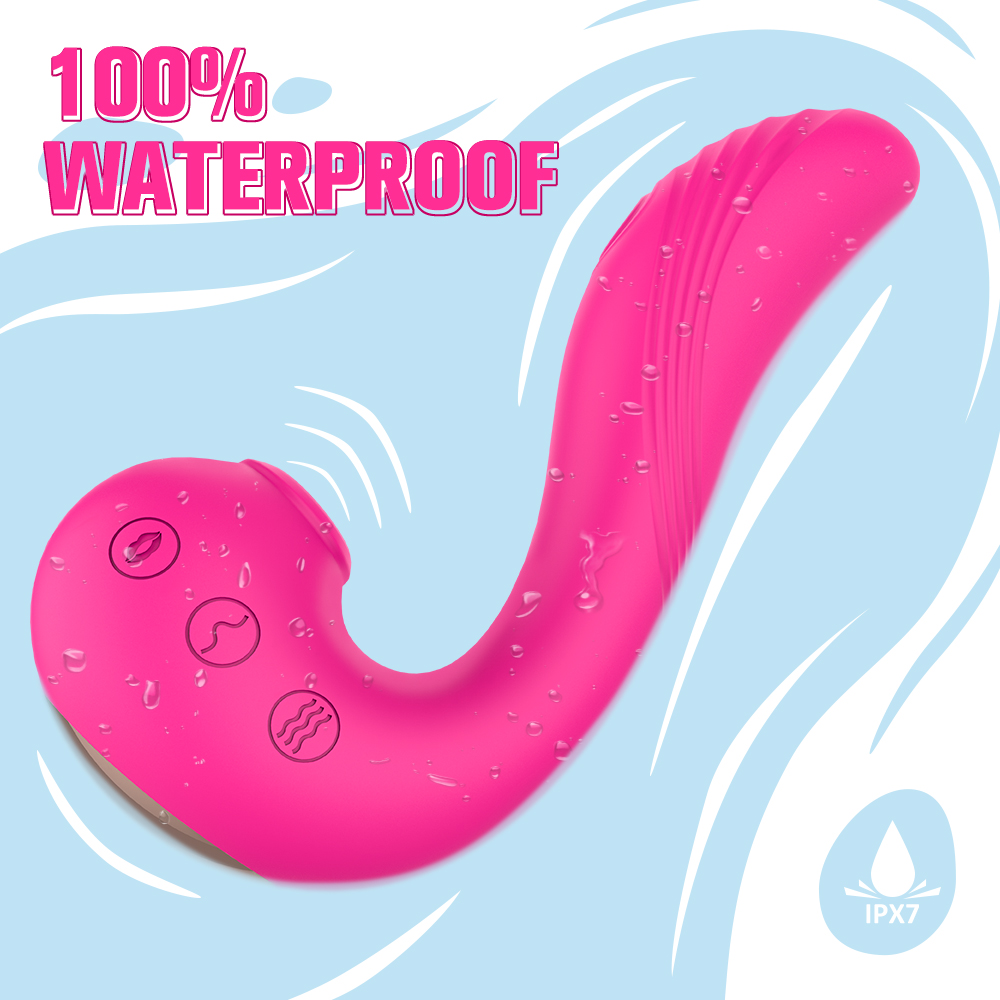 Clitoral Sucking Vibrator Waterproof Nipple Clitoris Stimulator Massager-04