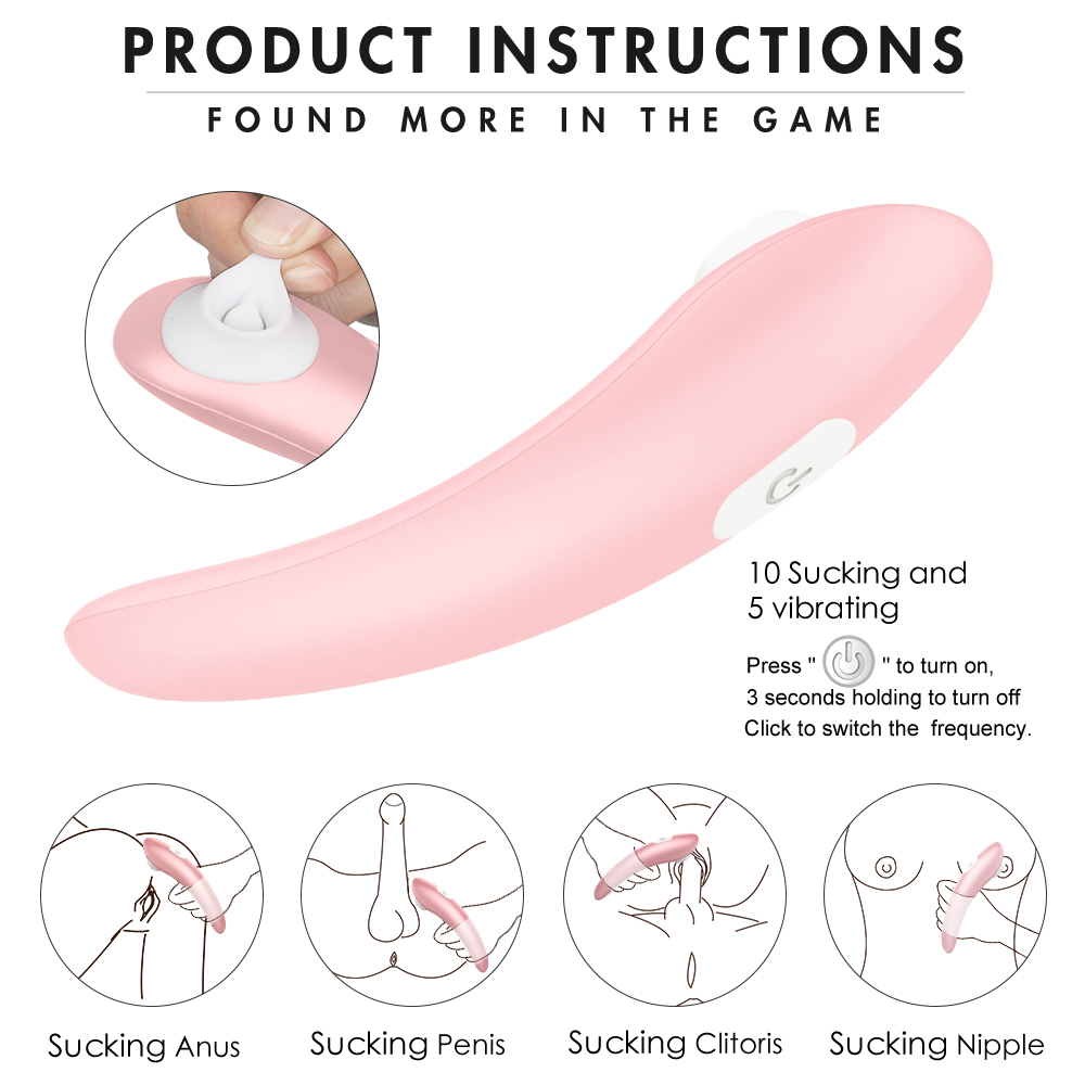 Customization Cheap Price Women Masturbators USB Nipple Sucking Vibrators-07