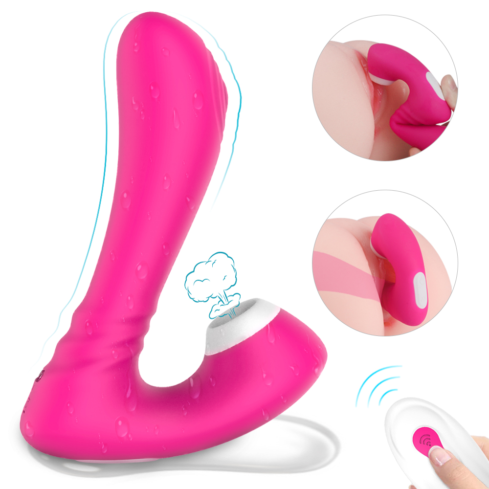 Directly Supply Favourable Price 9 frequency silicone sucking Vibrator Dildo-01