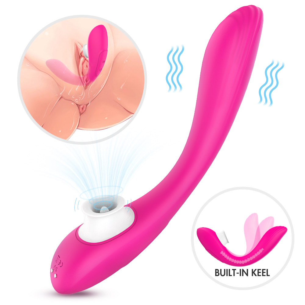 Clitoral Sucking Vibrator 9 Intensities Modes for Women Waterproof Rechargeable Quiet Clitoris Nipples Suction Vibrator-01