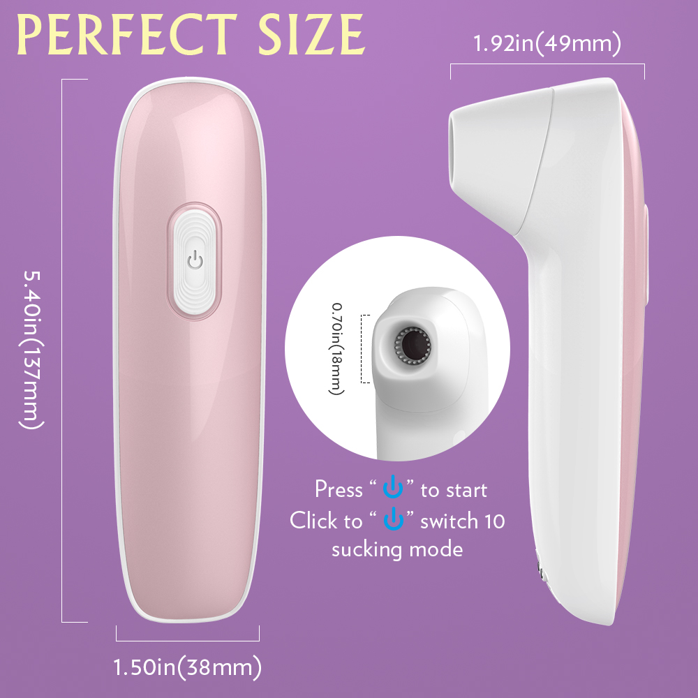 Vibrating Clit Nipple Sucking Machine Sucking Vibrator For Women Sex Tool Remote Control-07