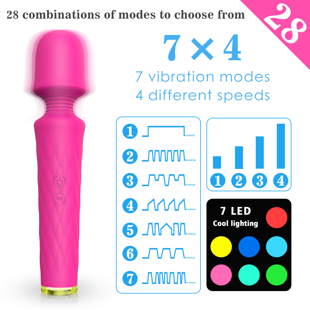Magic Stick Massager 9 Frequency Vibration Rechargeable-04