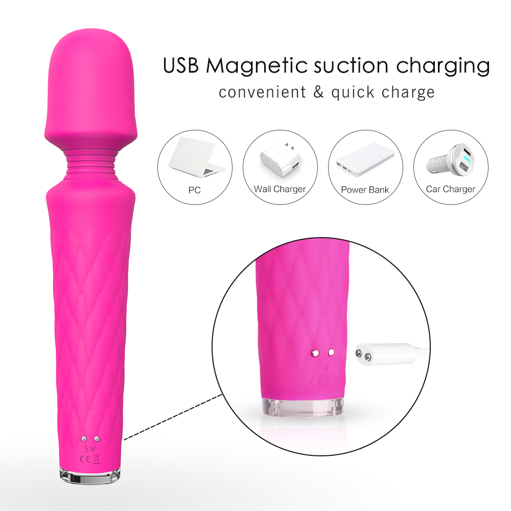Magic Stick Massager 9 Frequency Vibration Rechargeable