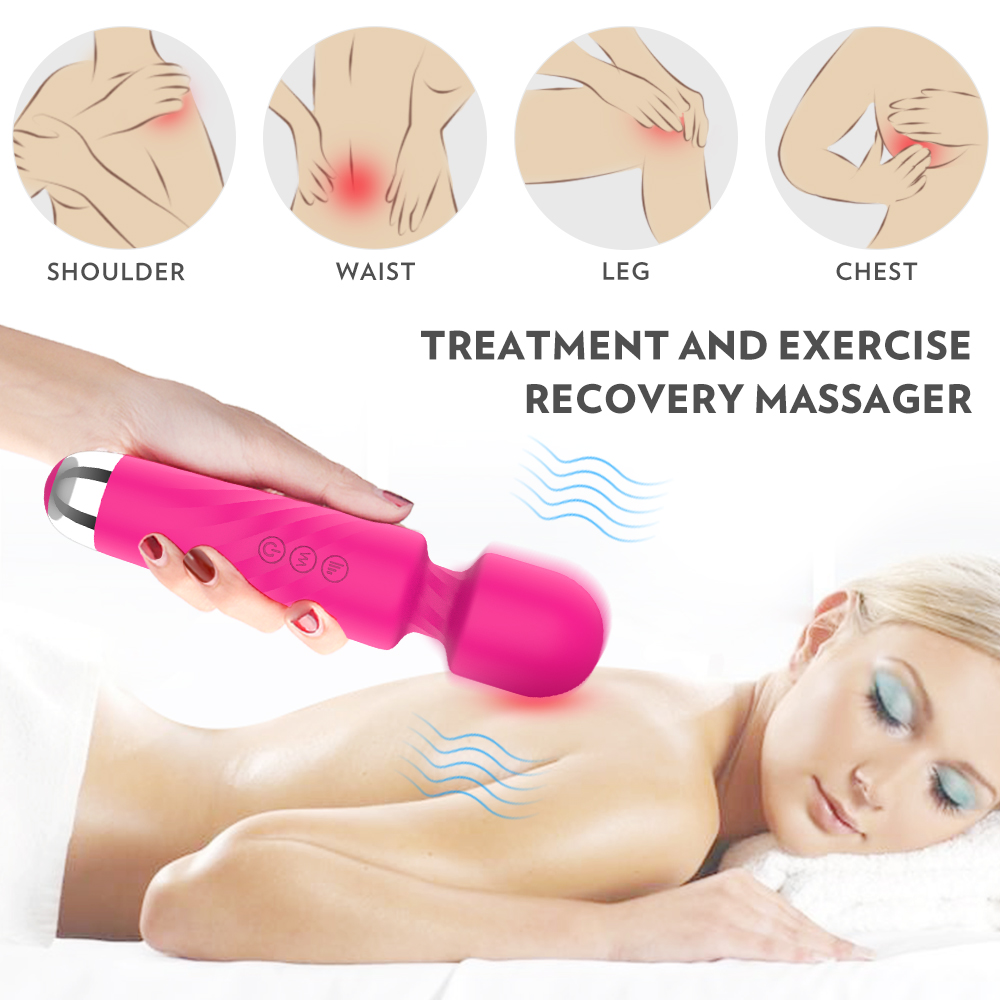 Hot Sale Silicone Waterproof Body Neck Head Massager New Personal Massager Vibrator-03