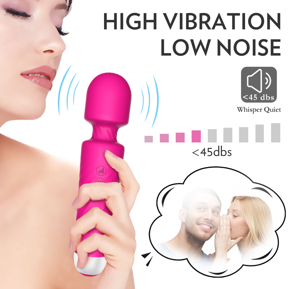 Hot Sale Silicone Waterproof Body Neck Head Massager New Personal Massager Vibrator-06