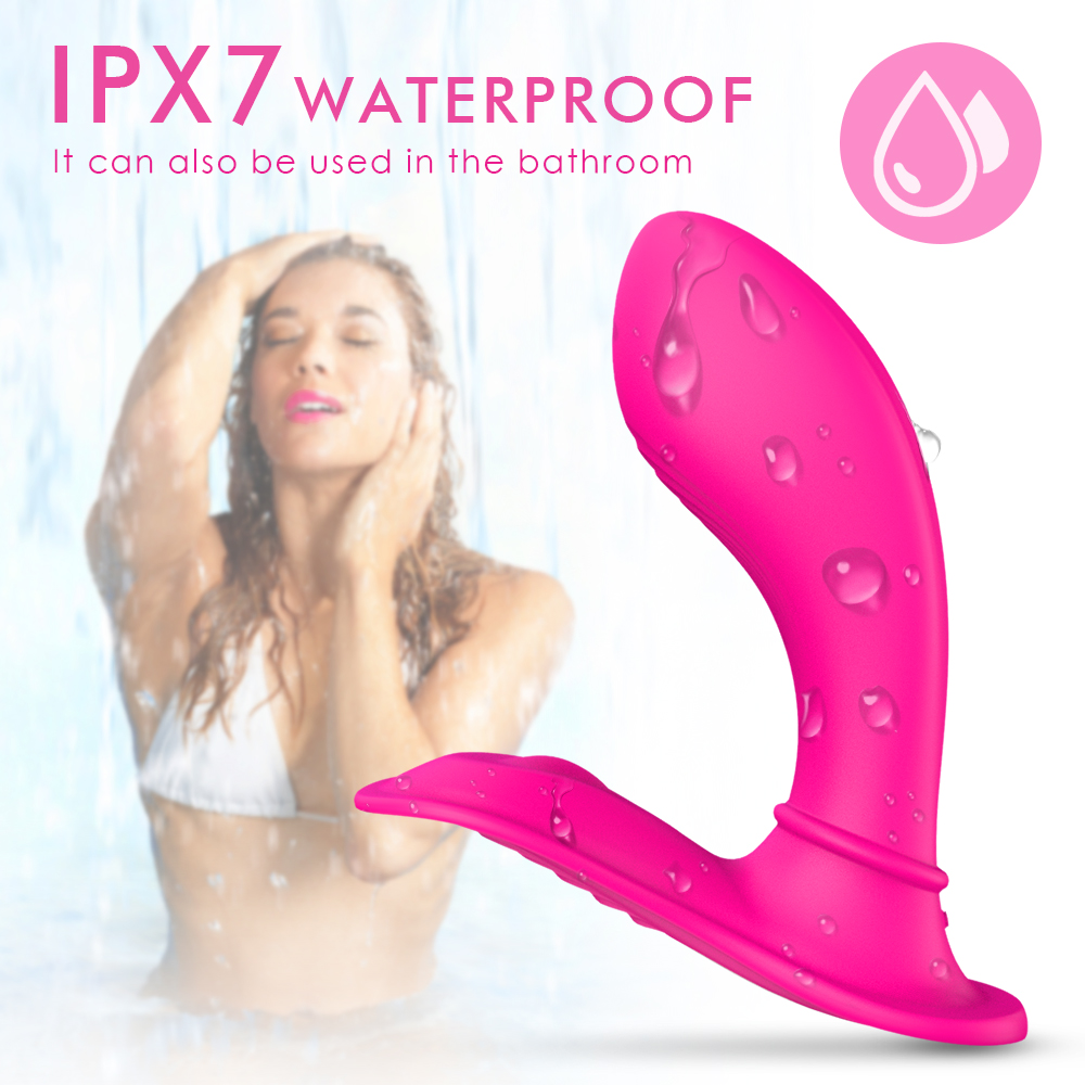 Women wear invisible wireless remote control vibrator underwear sex toy go out feminine products jump egg butterfly-06