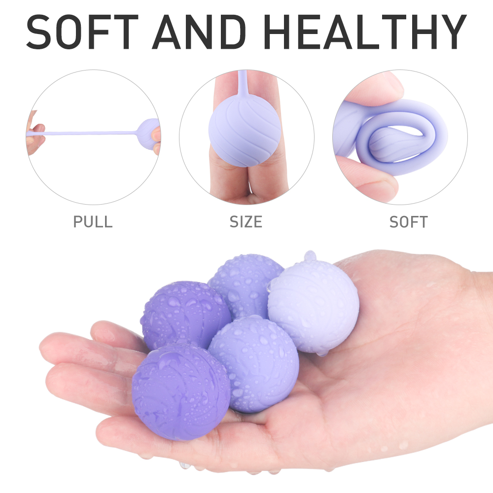 Silicone ben wa ball kegel exercise kegel balls set use kegel balls for women-04