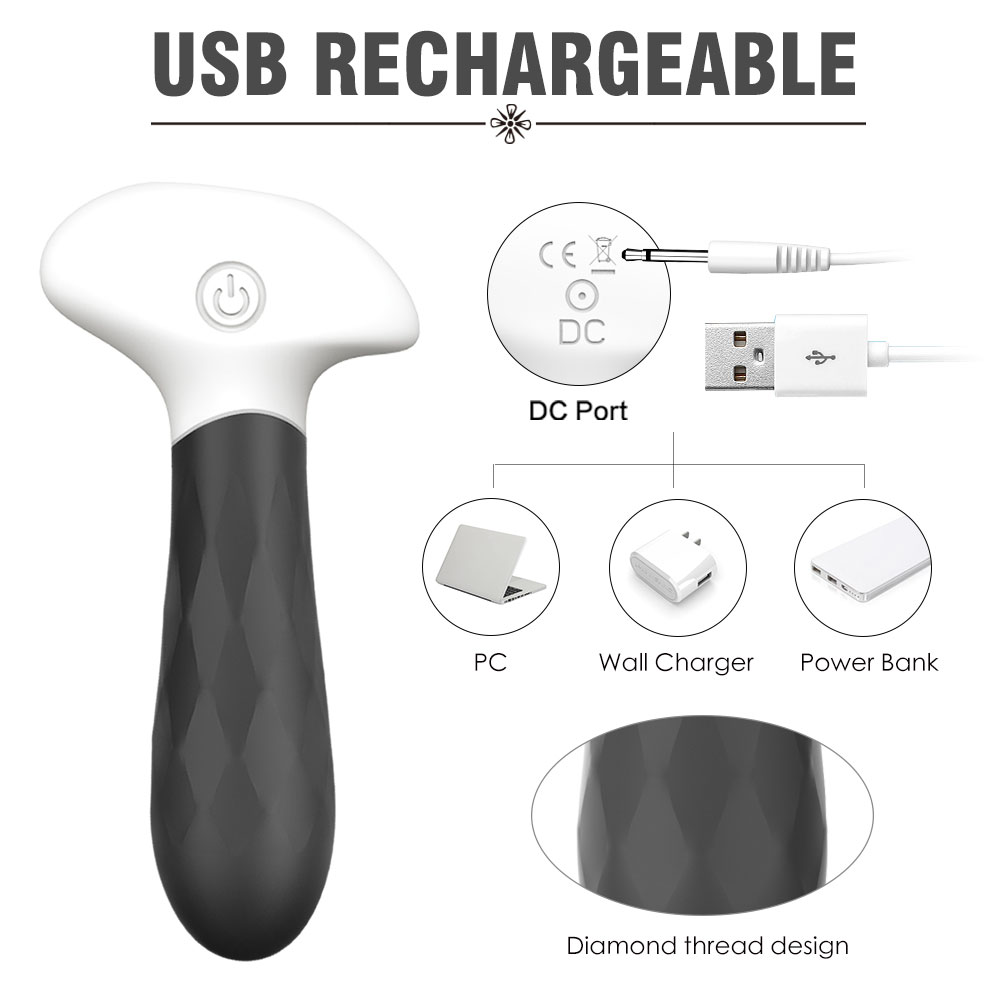 Full silicone rechargeable ass adult anal vibrating toys wireless electrical anal plug-10