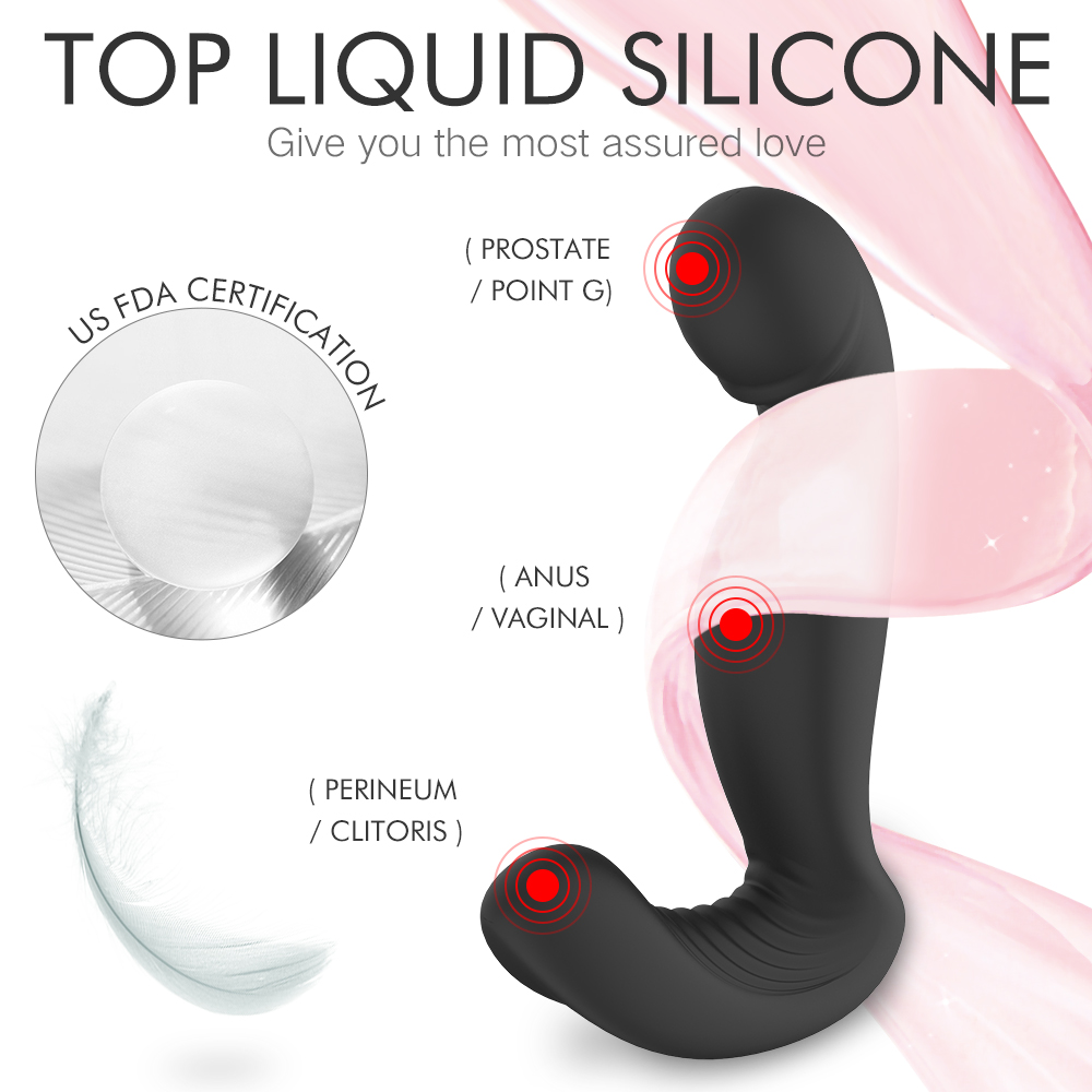 Erotic Toys Sex High Quality Vibrating Vagina Anal Butt Plug Prostate Massage Sex Toy For Male-06