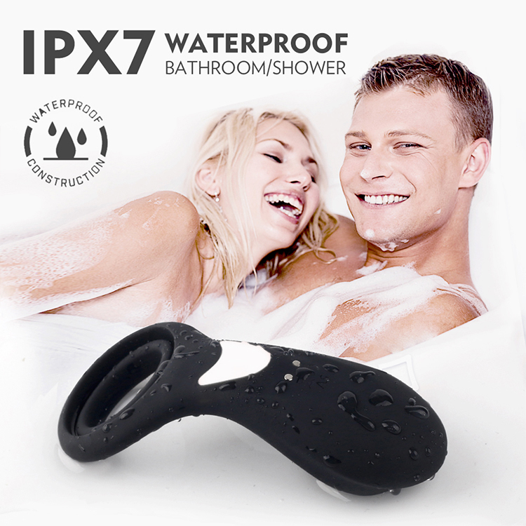 Silicone Vibration Ring Couples Share Stimulation Delay Flirting Lock Ring-03