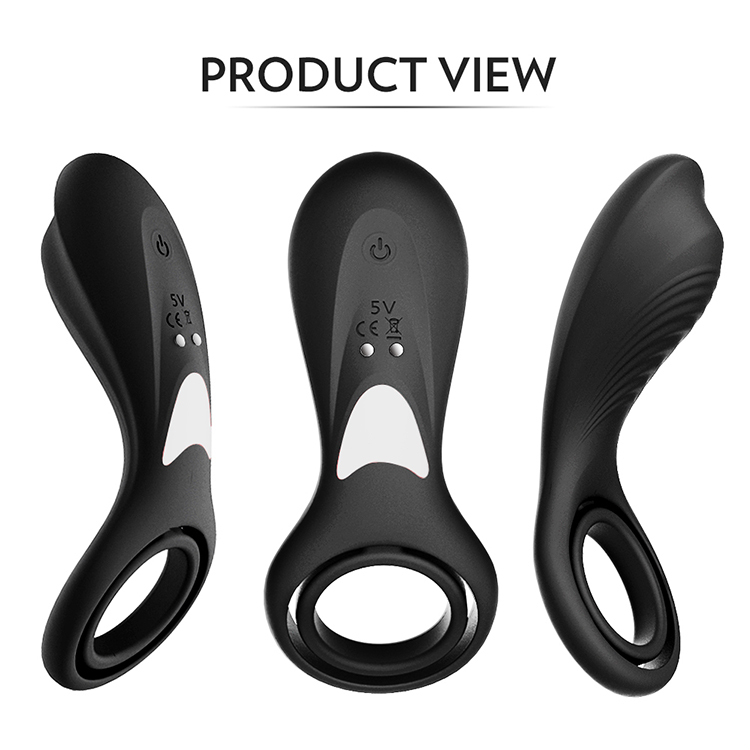 Silicone Vibration cock Ring for Couple-5