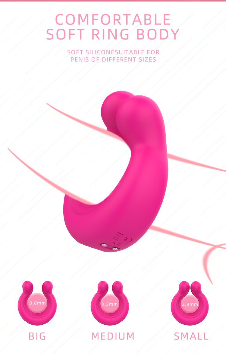Cock Ring Vibration Ring Adult Man Sex Toys-02