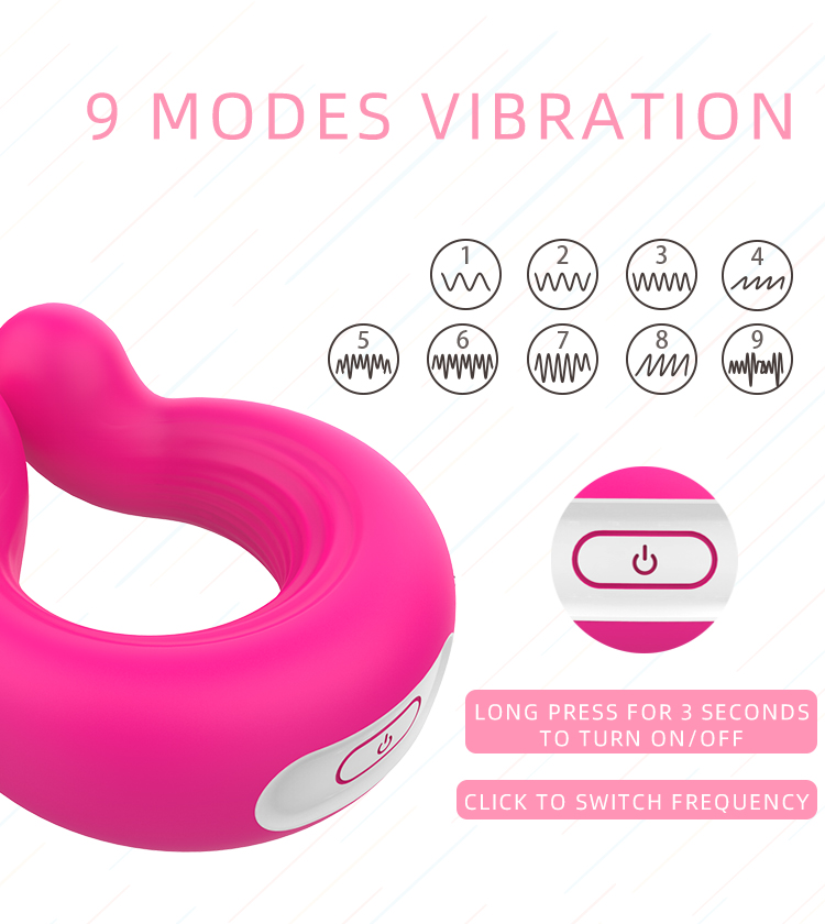 Cock Ring Vibration Ring Adult Man Sex Toys-04