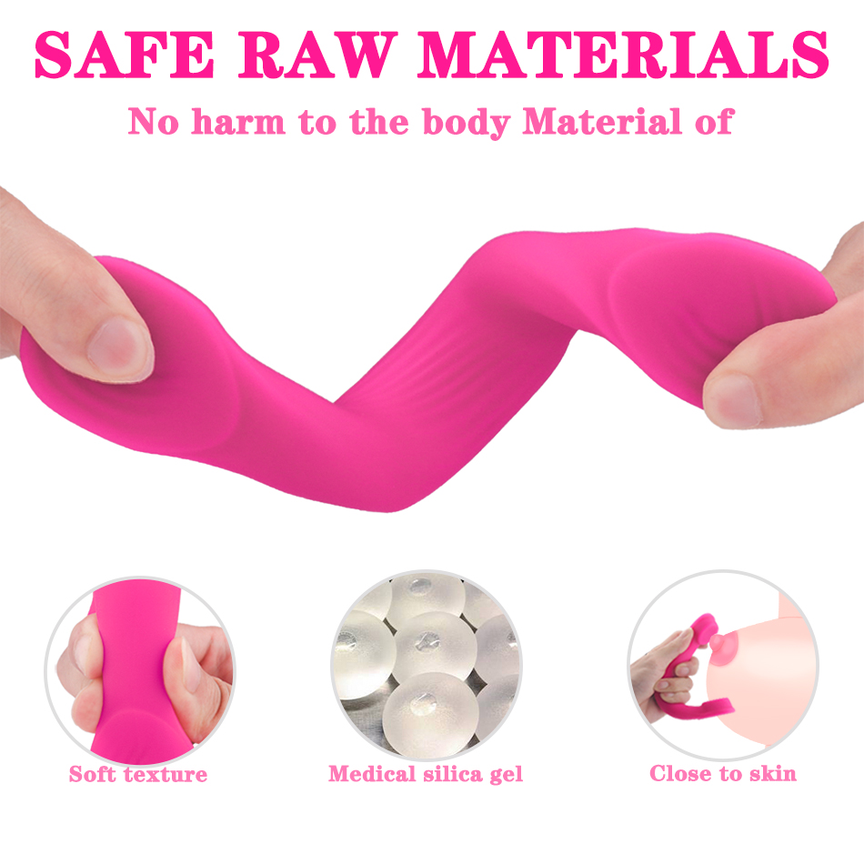 Silicone Waterproof Rechargeable Penis Ring Vibrator Sex Toy for Male or Couples men vibrating cock ring adult Sex Toy-04