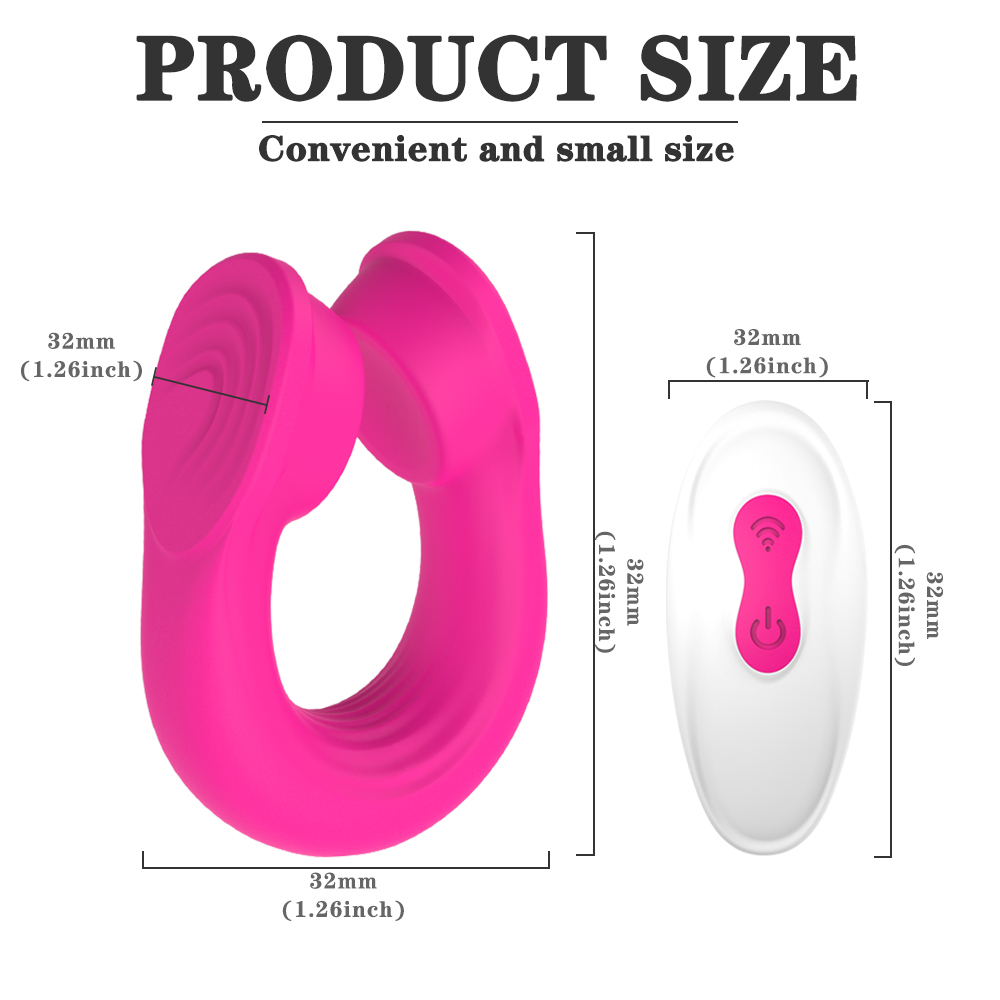 Silicone Waterproof Rechargeable Penis Ring Vibrator Sex Toy for Male or Couples men vibrating cock ring adult Sex Toy-08
