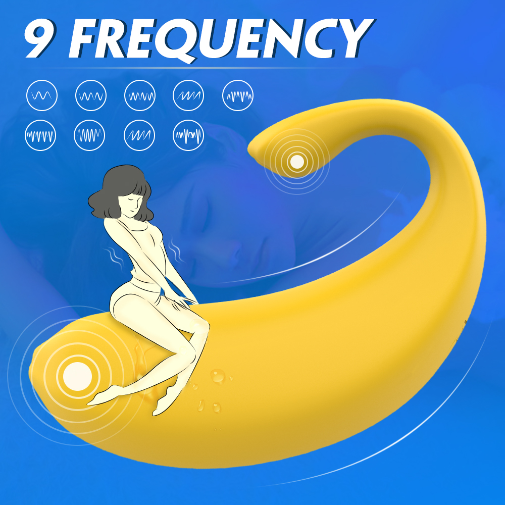 Women wireless remote【S-219】 control banana jump love egg clit vibrator