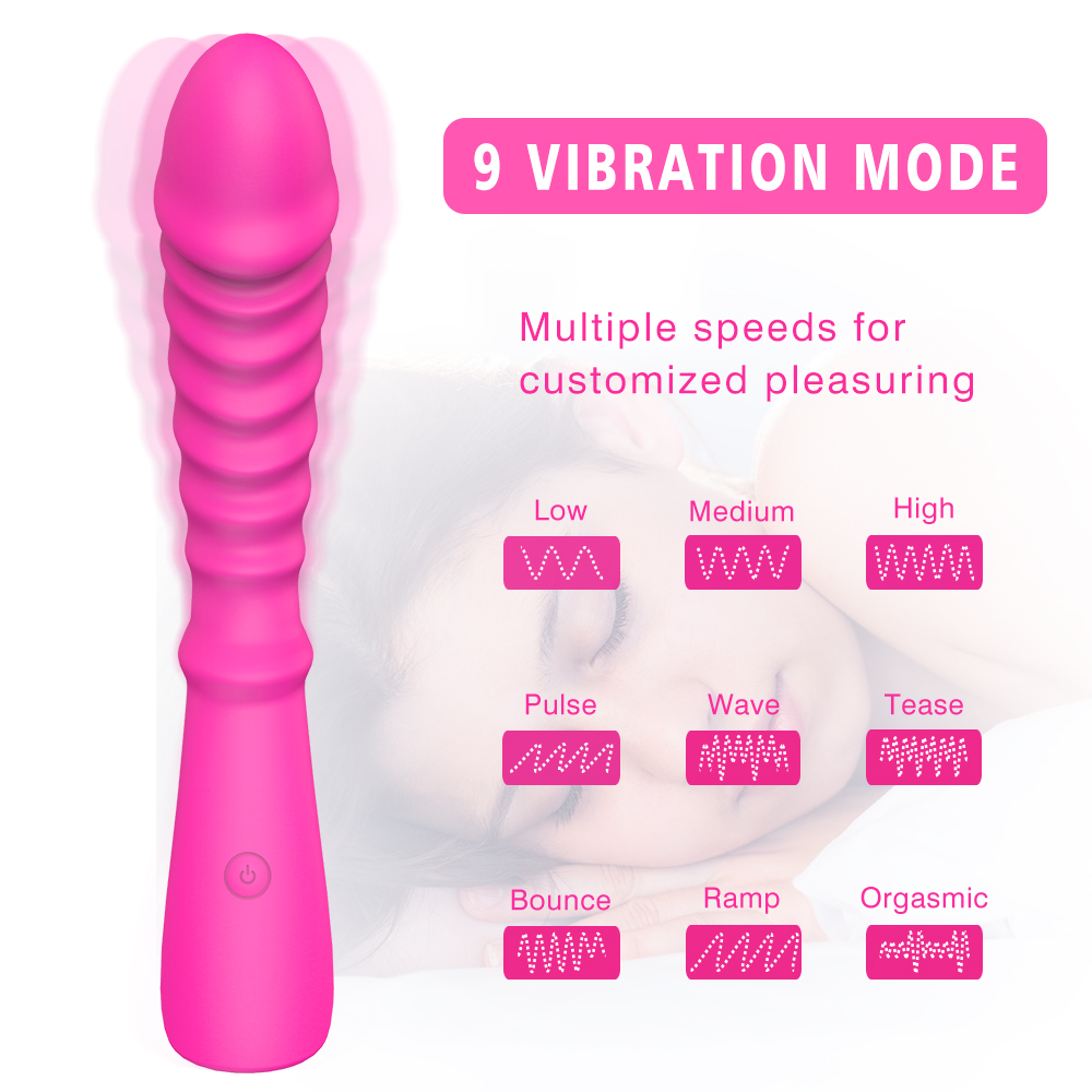 Waterproof Multi Vibrating Functions G-spot Internal Vibrator for Women-05