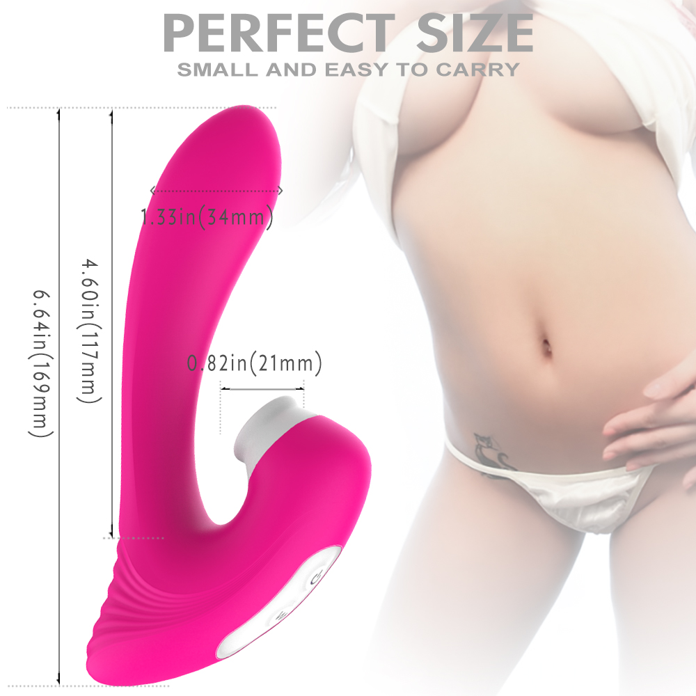 Clitoral Sucking Vibrator Waterproof Nipple Clitoris Sucking Stimulator Massager-08