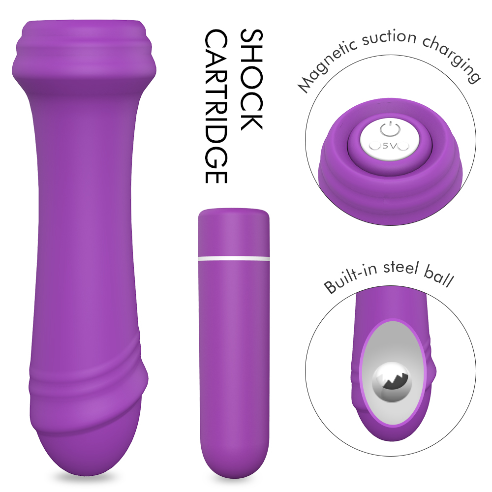 Waterproof wand Clit G Spot【S-110】 Vibrator Small Mini Vibrator Rechargeable wireless Panty women Bullet wand