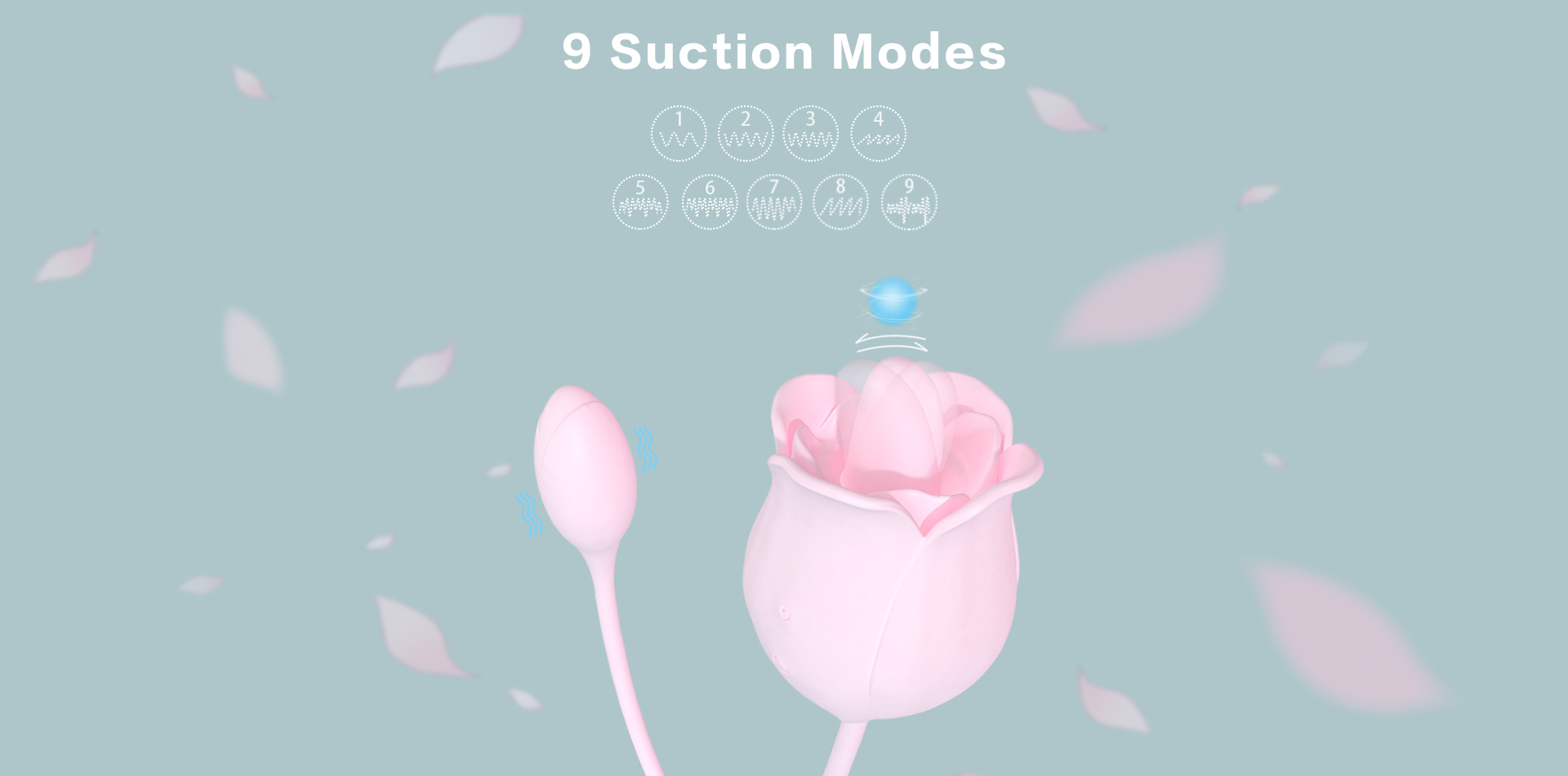 Rose vibrator tongue licking  nipple sucker rose sex toy oral licking stimulate masturbate adult toys massager For Women-05