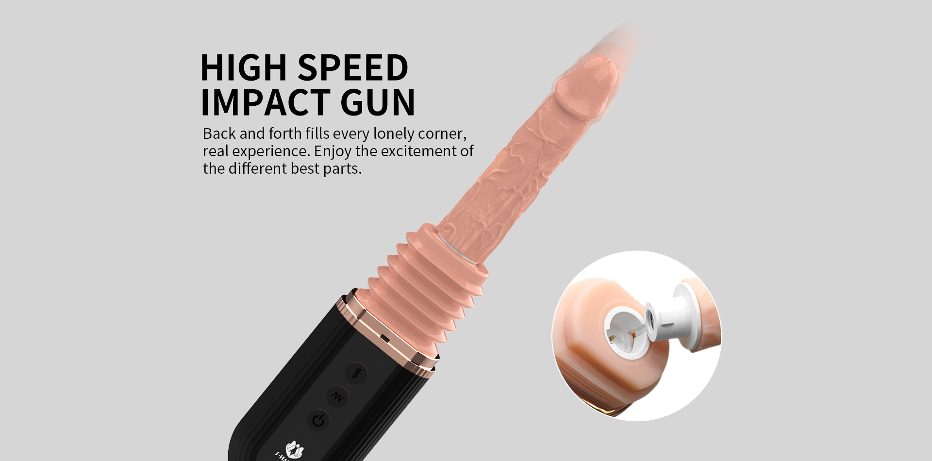 G-spot massage gun female sex toy Thrusting Dildo Automatic Machine-02