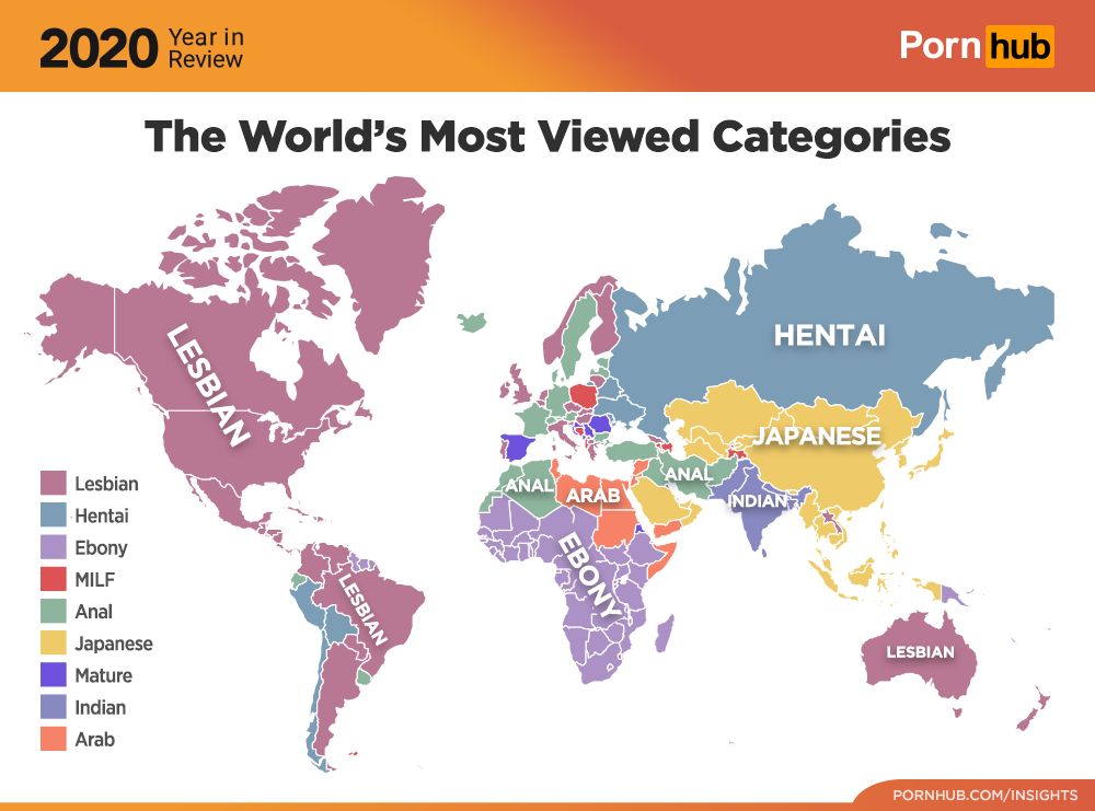 Pornhub annual summary: 42 billion visits, the lowest visit on Friday-05