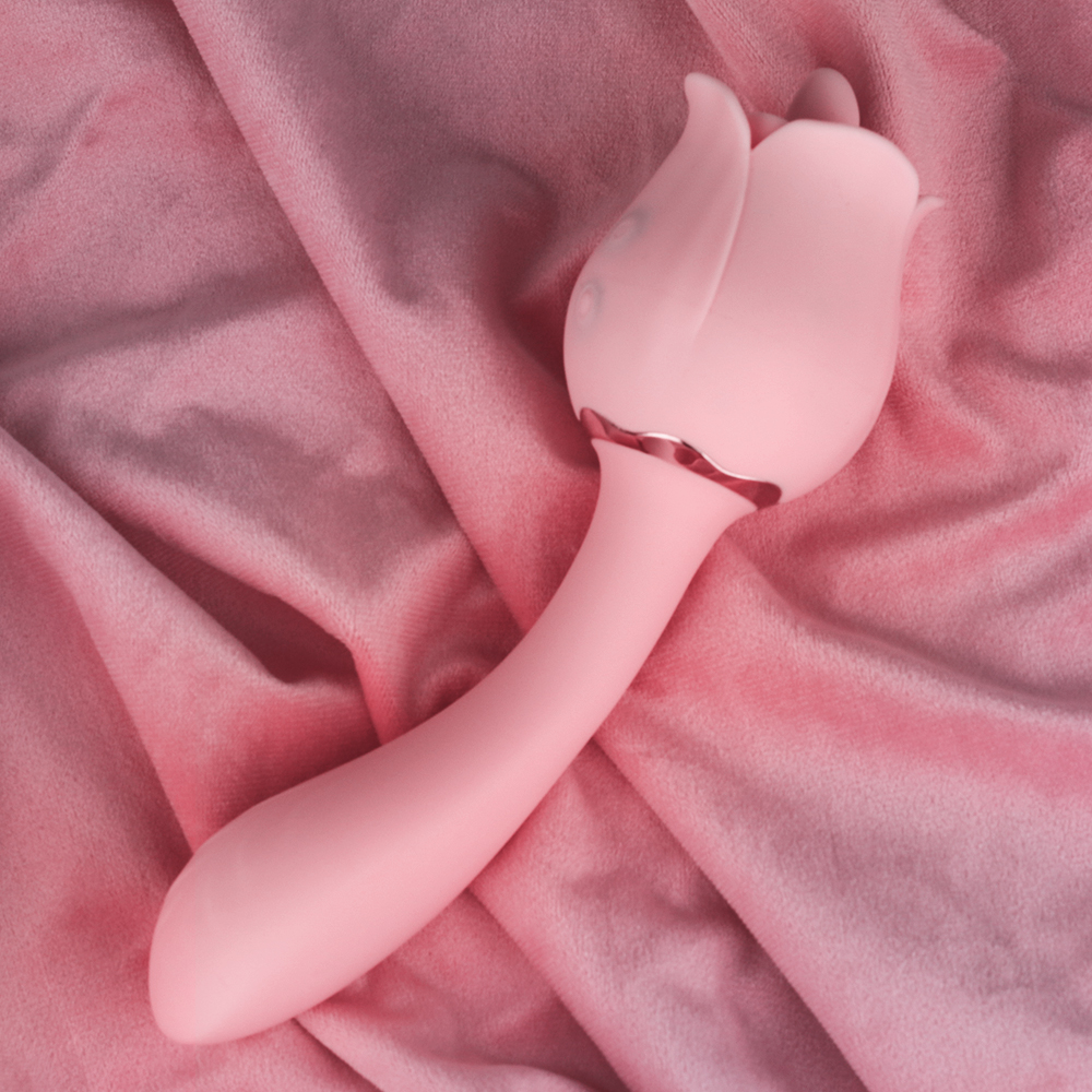 Rose sex toy couple【S-361】 oral licking stimulate masturbate adult toys massager For Women