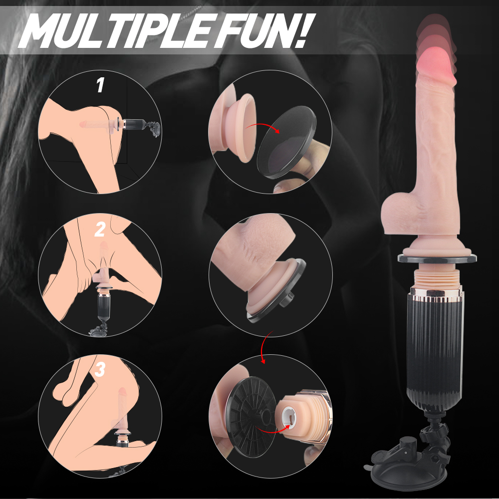 Machine gun massager【S-224】Realistic Massager Wand vibrator sex toy