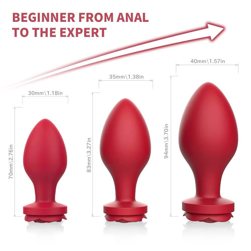 Silicone anal bead【S-375】butt plug sex toy set acrylic anal balls