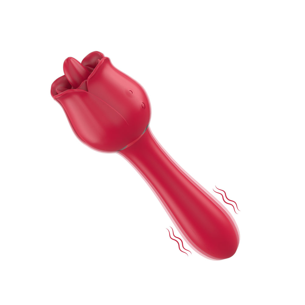 tongue rose & G-sport sex toy【S361-6】 oral licking stimulate masturbate adult toys massager For Women