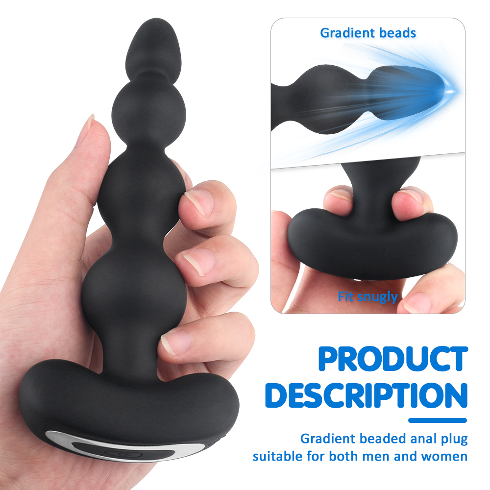 Silicone electric anal plug vibrator 【S-276】homemade anal sex toys men vibrating anal butt vagina plug women-Anal Beads-Supply of adult sex toy manufacturers vibrator for women  clitoral sucker -Shenzhen S-HANDE