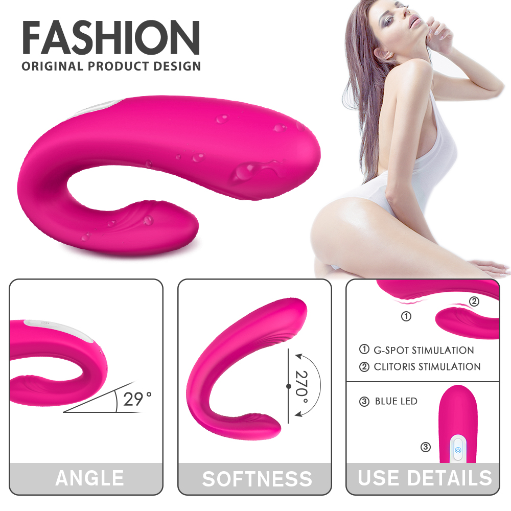 Waterproof Couples Vibrator【S-130】Sex Toy Rechargeable Wireless Remote Control Silicone Sex Products