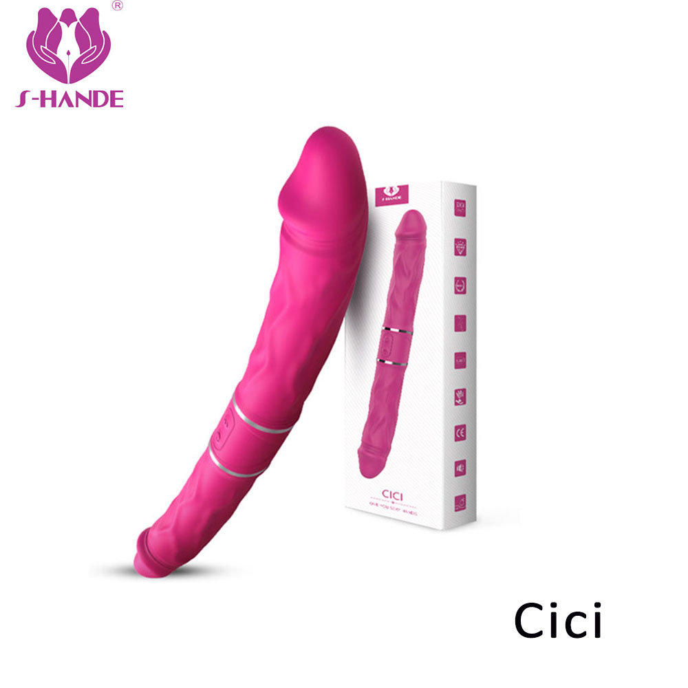 Sex toys online shop 【S156-2】artificial penis wireless remote strap on vibrating dildo women double head penis vibrator dildo