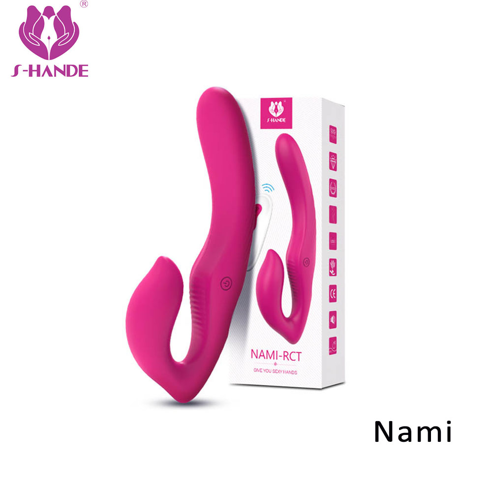 Adult novelty sex toy pink lady vibrator long thin vibrator dildo for female